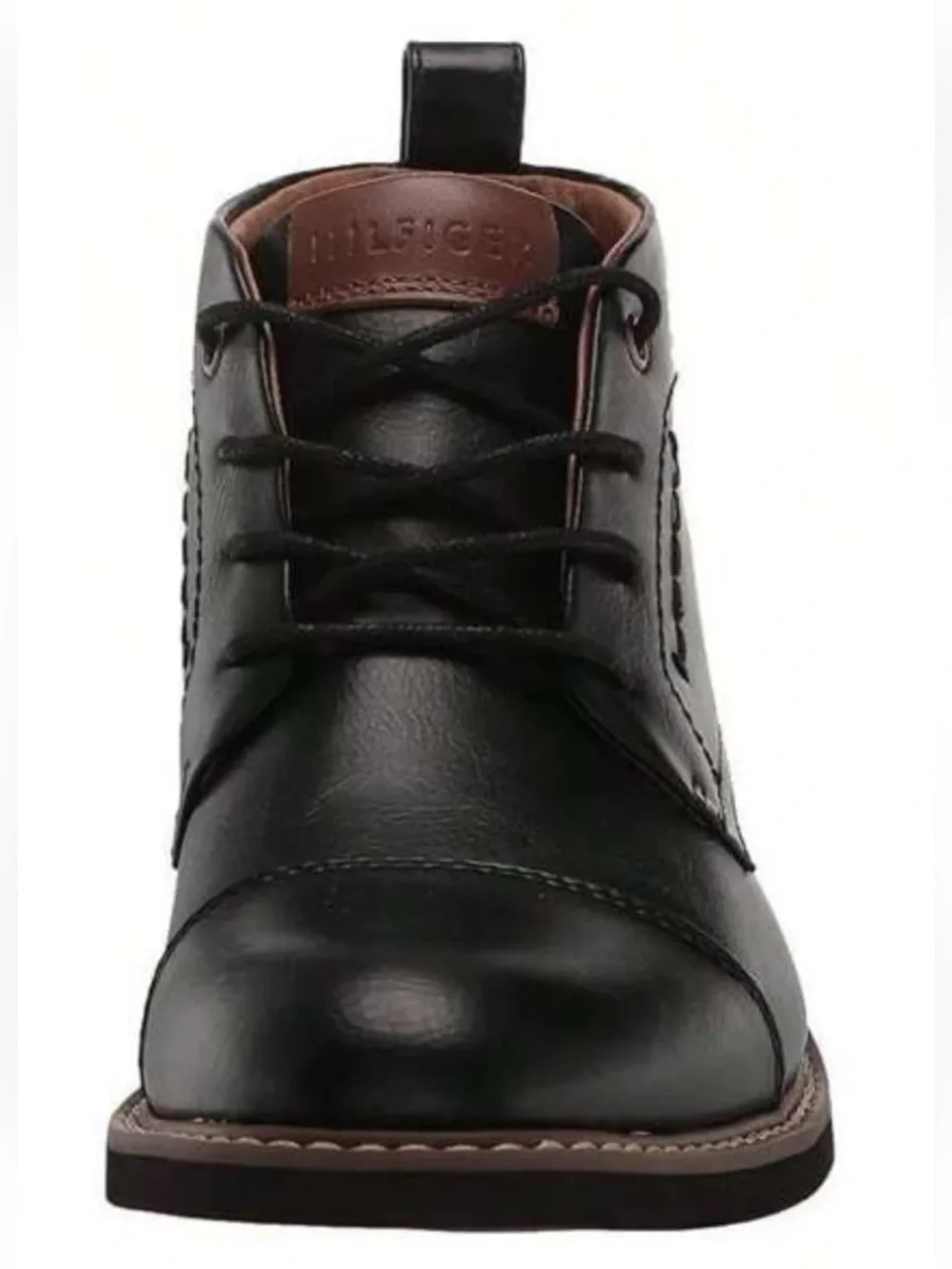 Tommy Hilfiger sleek leather